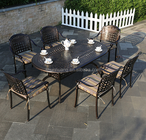 Ensemble de salle à manger en <span class=keywords><strong>aluminium</strong></span>, meubles de patio d'extérieur, avec <span class=keywords><strong>table</strong></span> et chaise, bon prix - Product Image 5