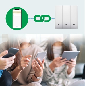 Larkkey 베스트 셀러 투야 스마트 라이프 지그비 <span class=keywords><strong>2</strong></span> 갱 PC 86*86 푸시 버튼 스마트 스위치 (제로 크로스 테스트 포함) - Product Image 5