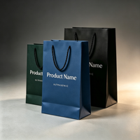 Sacs en papier personnalisés en gros avec logo imprimé, sacs cadeaux de luxe en papier avec poignée