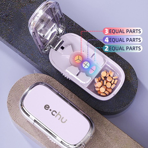 Cortador de Pastillas al por Mayor, Material de Grado Alimenticio, Compacto y Portátil, Organizador de Medicamentos para Viajes Diarios, para Vitaminas y Medicamentos - Product Image 5