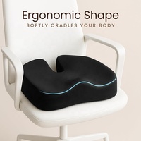 Coussin de siège lombaire matelassé en mousse à mémoire de forme Anjuny de haute qualité, écologique, anti-escarres, rafraîchissant, perméable à l'air et antistatique