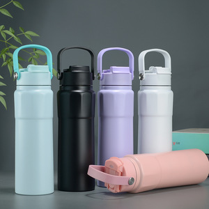 Bouteille de sport isotherme sous vide en forme de diamant de 750 ml, produit d'usine, avec flacons de parfum prêts à l'emploi et pompe à parfum - Product Image 1
