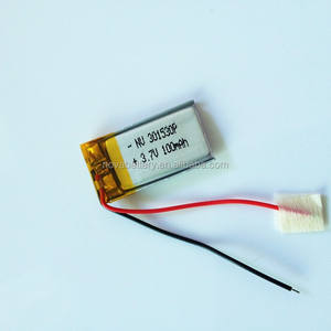 Oplaadbare lipo-batterijen 301530 3.7V 100mAh 301530 100mAh 3.7V 0.37Wh polymeer lithium batterij - Product Image 5