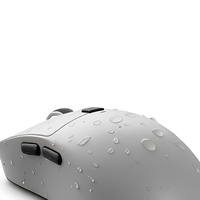 Ratón ergonómico inalámbrico para juegos de 2.4 GHz con retroiluminación RGB, 6 botones programables, sensor PAW 3311, recargable y óptico para PC