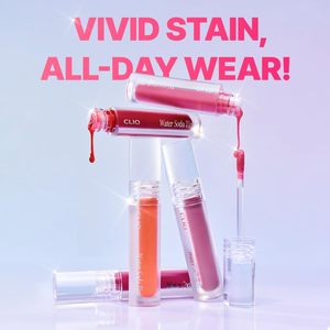 Clio Water Soda Tint 15g Tinta labbra idratante Colore liquido per il trucco 05 Icy Mauve - Product Image 4