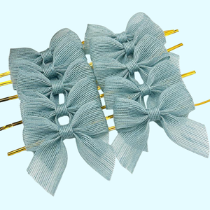 סרט עור קשת בעבודת יד אירופה ואמריקה סִגְנוֹן אביזרי לבוש קישוט קופסת מתנה עשה זאת בעצמך אריזת מתנה לחג המולד - Product Image 5