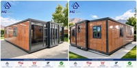 Casa Contenedor Prefabricada Expandible de 40 y 20 Pies, Estándares AU, 1, 2, 3, 4, 5 Dormitorios, Casa Móvil Plegable, Tipo Granny Flat