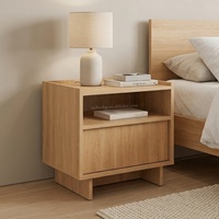 Table de chevet moderne en chêne, commode de chambre à coucher en bois, table d'appoint