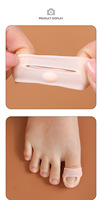 Protector de Dedos de Gel de Sílice YNGB, Aclara el Tono de Piel, Protección Efectiva para Uñas de Pies y Manos, Previene la Decoloración de los Dedos Largos