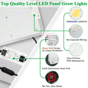 무료 배송 미국 재고 식물 빛 120W 삼성 Lm 301b 다이오드 사용자 정의 LED 양자 보드 성장 빛 디밍 노브