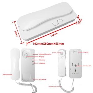 <span class=keywords><strong>Interphone</strong></span> audio de sécurité domestique, <span class=keywords><strong>interphone</strong></span> bidirectionnel, téléphone, <span class=keywords><strong>interphone</strong></span>, système d'<span class=keywords><strong>interphone</strong></span> de bâtiment avec sonnette - Product Image 2