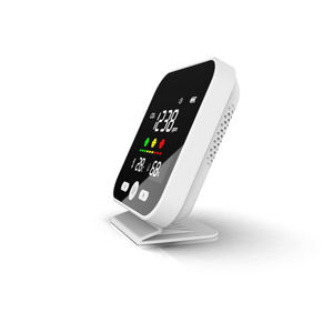 Masaüstü NDIR CO2 dedektörü 1600mAh CO2 monitör hava kalitesi monitörü CO2 ölçer karbon dioksit metre ayarlanabilir <span class=keywords><strong>alarm</strong></span>ı gaz analizörü - Product Image 4