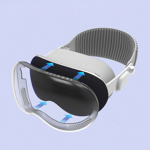 Accessoires <span class=keywords><strong>VR</strong></span> pour <span class=keywords><strong>Apple</strong></span> Vision Pro Étui transparent pour <span class=keywords><strong>casque</strong></span> d'écoute Étui de protection transparent en TPU Coque arrière transparente - Product Image 1