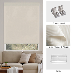 SAMADHI New Desgin Sunlight Fabric Roller Blinds Blind Friendly Flame-retardant Functions <b>Shades</b> - Product Image 4
