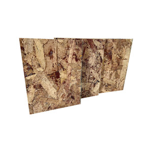 <span class=keywords><strong>Tablero</strong></span> <span class=keywords><strong>OSB</strong></span> laminado impermeable de 15mm, 17mm, 14mm, 18mm, superficie terminada, Material de construcción para exteriores, <span class=keywords><strong>precio</strong></span> de fábrica - Product Image 1