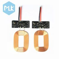 Penerima Pengisi Daya Nirkabel MLK Coil WPC V1.1 5W Penerima Pengisi Daya Nirkabel Ponsel 5V 1A Penerima Pengisian Daya Nirkabel untuk Ponsel