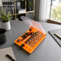 Kit de tournevis de précision JM-8128 CR-V avec embouts en acier au chrome-vanadium et manche en plastique, idéal pour la réparation de cartes mères d'ordinateurs (DIY, OEM)