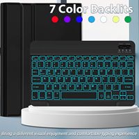 Étui clavier magnétique détachable avec pavé tactile rétroéclairé sans fil pour Tecno MegaPad SE 11 pouces et MegaPad Pro 12
