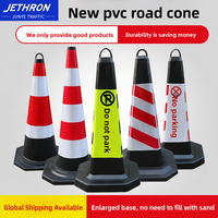 Cônes de signalisation en forme de flocon de neige, barriques de stationnement, cônes de signalisation routière réfléchissants en PVC carrés/ronds