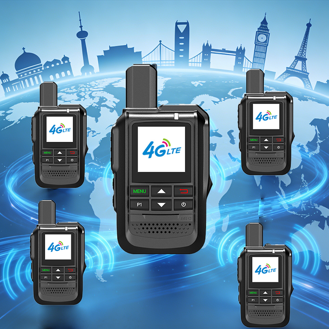 BinQi BQ-510 4G POC Radio LTE Long Distance Walkie Talkie Global Network SIM Card Two Way Radio GPS Tracking