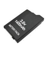 Batterie rechargeable au lithium-ion polymère 3,6 V 1400 mAh réelle, remplacement pour batterie PSP 2000/3000 PSP-S110