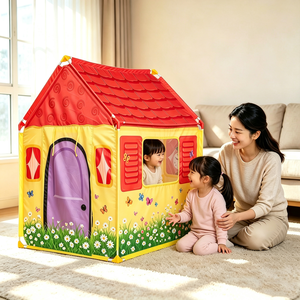 Tente de jeu pliable pour enfants, maisonnette pour bébé, château de jeu extérieur, tente pour enfants, maisonnette pour bébé, tente de jeu intérieure - Product Image 1