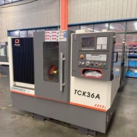 Portabrocas de torno CNC de 2 ejes con base inclinada horizontal de alta precisión OEM TCK36A directo de fábrica al por mayor con control GSK