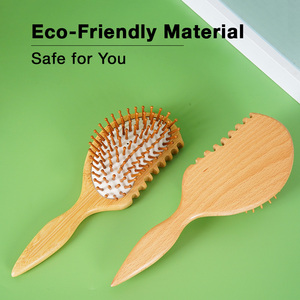 Private Label Air Cushion Hair <b>Brush</b> with <b>Rounded</b> Massage Pins for Scalp Care Salon Hair Styling - Product Image 5