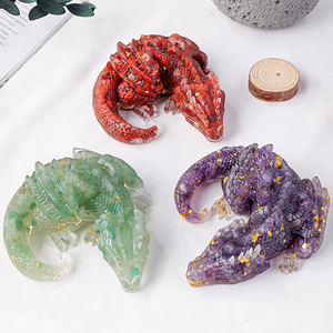 Cristal fait à la main gravier <span class=keywords><strong>Dragon</strong></span> cristal naturel pierre de guérison sculpté résine <span class=keywords><strong>Dragon</strong></span> artisanat ornement sculpté résine <span class=keywords><strong>Dragon</strong></span> artisanat - Product Image 5