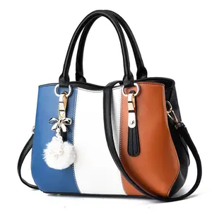 2024 New Fashion Women's Handbag Elegant Shoulder Bag One Shoulder Pu Material Women's Hand bag With Furry Pendant