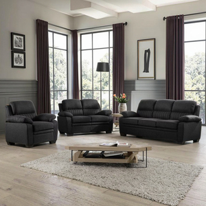 Sofá modular de tela de lino para el hogar, diseño 321, convertible, capitoné, para sala de estar, de espuma, tamaño normal, para apartamento. - Product Image 3