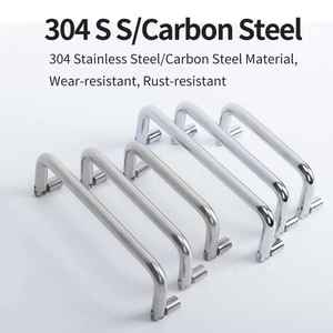 Puxadores de Móveis NIWO LS509 em Aço Carbono Durável (Várias Dimensões) - Puxadores em Forma de U Resistentes para Uso Prolongado em Armários - Product Image 6