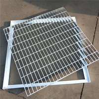 Fabricant de grilles de drainage en acier inoxydable, vente en gros de grilles de caniveau, grilles de récupération de bassin, grilles de passerelle extérieures galvanisées
