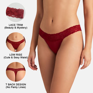 Culottes menstruelles sexy en dentelle à 4 couches anti-fuite personnalisées OEM pour femmes, nouvelle lingerie féminine, <span class=keywords><strong>taille</strong></span> plus, culotte menstruelle, culotte de règles - Product Image 2
