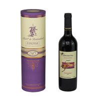 Boîte d'emballage de vin en mousse personnalisée de qualité supérieure, noire, pour bouteille de whisky, boisson alcoolisée, spiritueux, cadeau