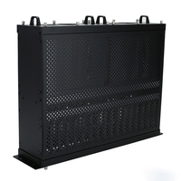 Châssis de rack industriel CPCI ATCA, armoire avec panneau de connexion Eurocard, 19 pouces, norme européenne, en alliage d'aluminium galvanisé