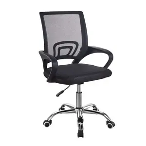 Poids de spécification personnalisé 180kg chaise de bureau pivotante d'ordinateur en plastique de luxe avec accoudoirs