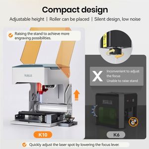 Machine de gravure laser de bureau compacte WAINLUX 5W - Économique pour le bois, le cuir, le verre, les loisirs créatifs - Produits très demandés - Product Image 3