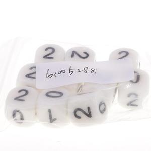 10 pezzi 16mm numeri Set quadrati in lega di zinco acrilico plastico per giochi da tavolo promozioni matematiche - Product Image 5