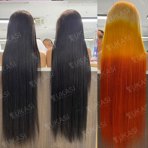 Парик из необработанных индийских волос <span class=keywords><strong>HD</strong></span>, парик из натуральных волос, выровненный 100% с кутикулой, полный парик из натуральных волос, парик из натуральных волос на фронтальной сетке для чернокожих женщин - Product Image 2