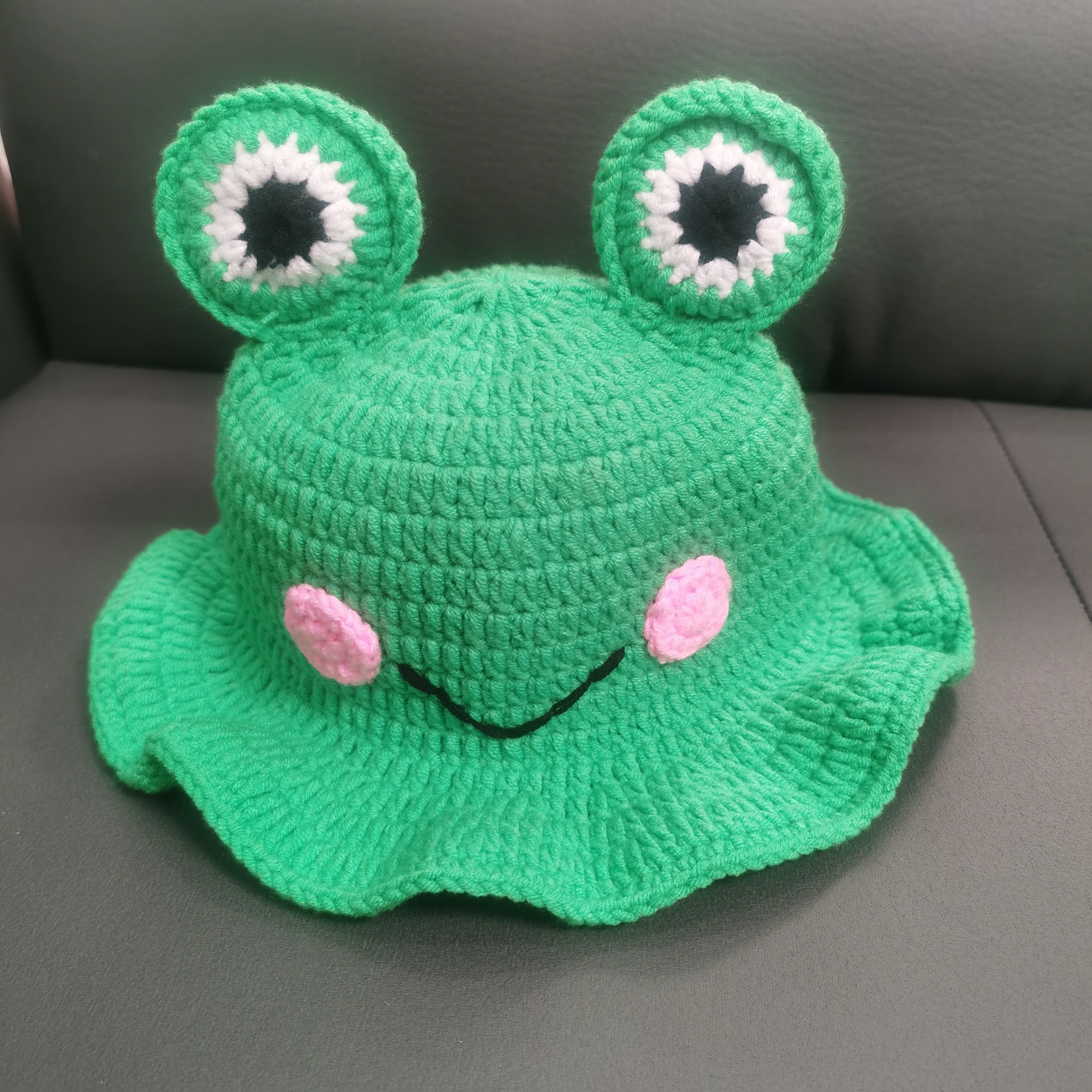 thumbnail image 2 of Buy Baby Boys Girls Bunny Crochet Knitted Turban Newborn Kids Cute... 2 of 14