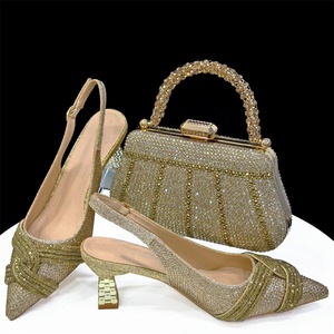 <span class=keywords><strong>Sandales</strong></span> à talons épais incrustées de diamants, design italien personnalisé 2026, avec sac de soirée en strass, <span class=keywords><strong>sandales</strong></span> à talons hauts pour femmes - Product Image 3