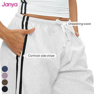 Janya 2026 Ademende Fitnesskleding Sets Dames Kleur Blokkerende Joggingbroek Pak Casual Losse Sportkleding Yoga Set - Product Image 4