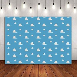 Fondo de Fotografía con Diseño de Cielo Azul y Nubes Blancas, Decoración para Baby Shower, Fiesta Infantil, Pancarta de Vinilo - Product Image 3