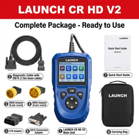 Escáner de Diagnóstico para Camiones de Servicio Pesado LAUNCH CR HD V2, Lector de Códigos para Vehículos Comerciales