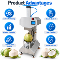 Machine de traitement automatique de la noix de coco verte, machine à peler et à couper la noix de coco, machine à éplucher la noix de coco