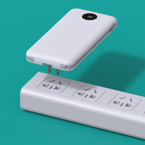 10000mAh High Capacity Fast Charging Waterproof Wireless Power Bank Lightweight Portable Built-In Cable Plug Li-Polymer Battery - Product Image 5