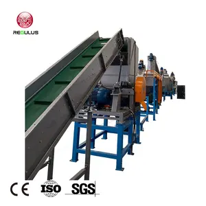 Plastic PP PE Shrink Wrap Reprocessing Washing Recycling Machine Line