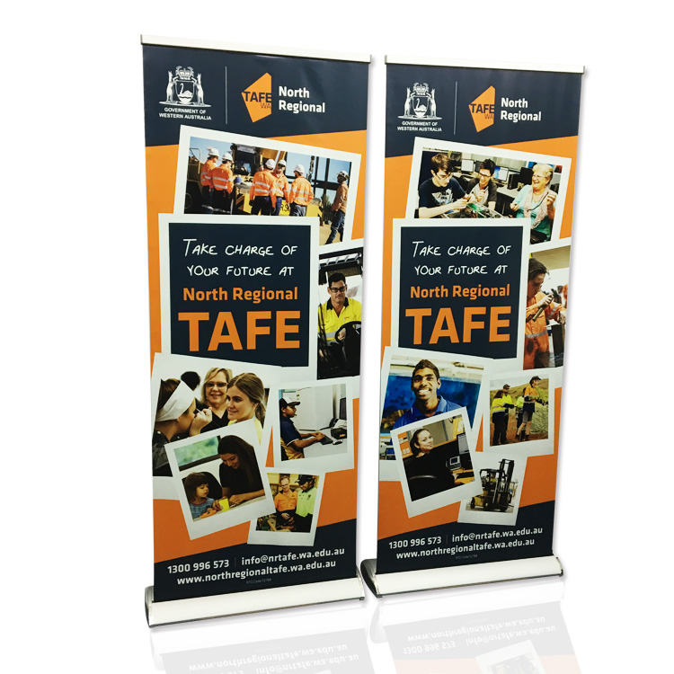 Портативная Выдвижная подставка для баннеров 33*79 дюймов под заказ