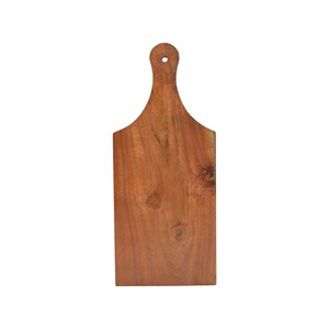 Planche à découper en bois d'acacia Planche à découper en bois 35.5x15x1.6 cm Pizza Viande Pain Planche de service - Product Image 1
